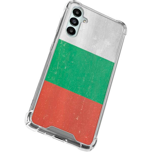Bulgarian Flag Distressed Gabb Phone 4 Clear Case